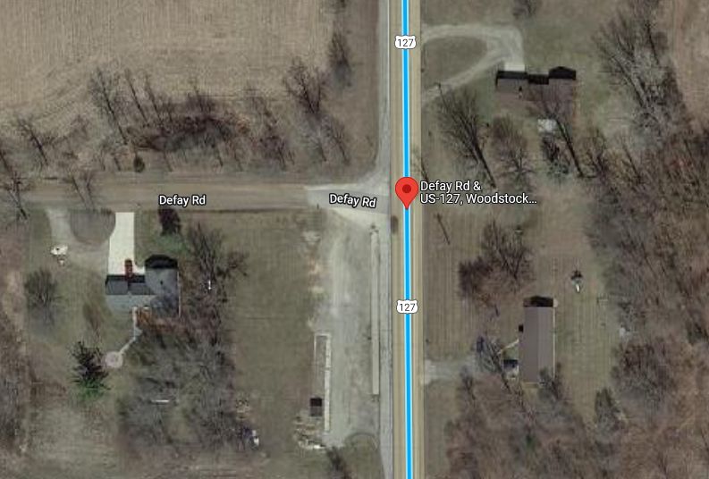 Barneys Service and Motel (4-Bees Party Store) - 2022 Aerial (newer photo)